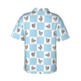 thumbnail image 3 of Picia Funny Chicken Gentle Cotton Regular Fit Short Sleeve Casual Hawaiian Shirt for Men-, 3 of 9