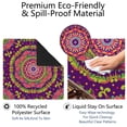 thumbnail image 4 of Paisley Mahjong Mat for Table, 31.5*31.5in Anti Slip American Mahjong Table Cloth, Noise Reduction, Neoprene Mah jongg Mat with Carrying Bag & 3 Dices, Mahjong Accessories Gift, Board Tile Games Mats, 4 of 7