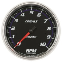 Autometer 6298 Cobalt Tachometer, 5", 10K Rpm, In-Dash