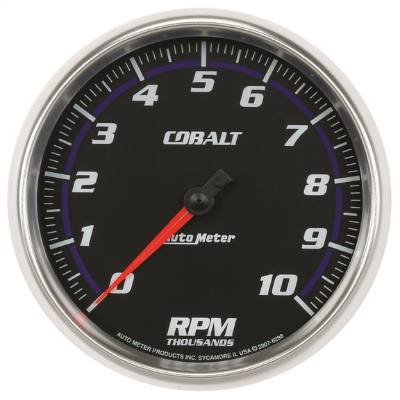 Autometer 6298 Cobalt Tachometer, 5", 10K Rpm, In-Dash