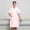 Rose, variante sur Tenue Grandiose pour Hommes et Femmes Manteau de Laboratoire Classique Long avec Poche Poitrine - Manteau Blanc Élégant pour Usage Clinique Quotidien et Performance