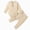 Beige, variant on YIWULA Children's Thermal Underwear Set With Three Of Cotton And Thickened Fabric For Men And Women's Autumn And Winter Home Wear Baby's Clothing(3-6 Months,Orange)