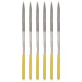 thumbnail image 1 of Unique Bargains 3mm x 140mm Triangle Diamond Needle Files Hand Tool for Metal Wood Stone 6 Pack, 1 of 5