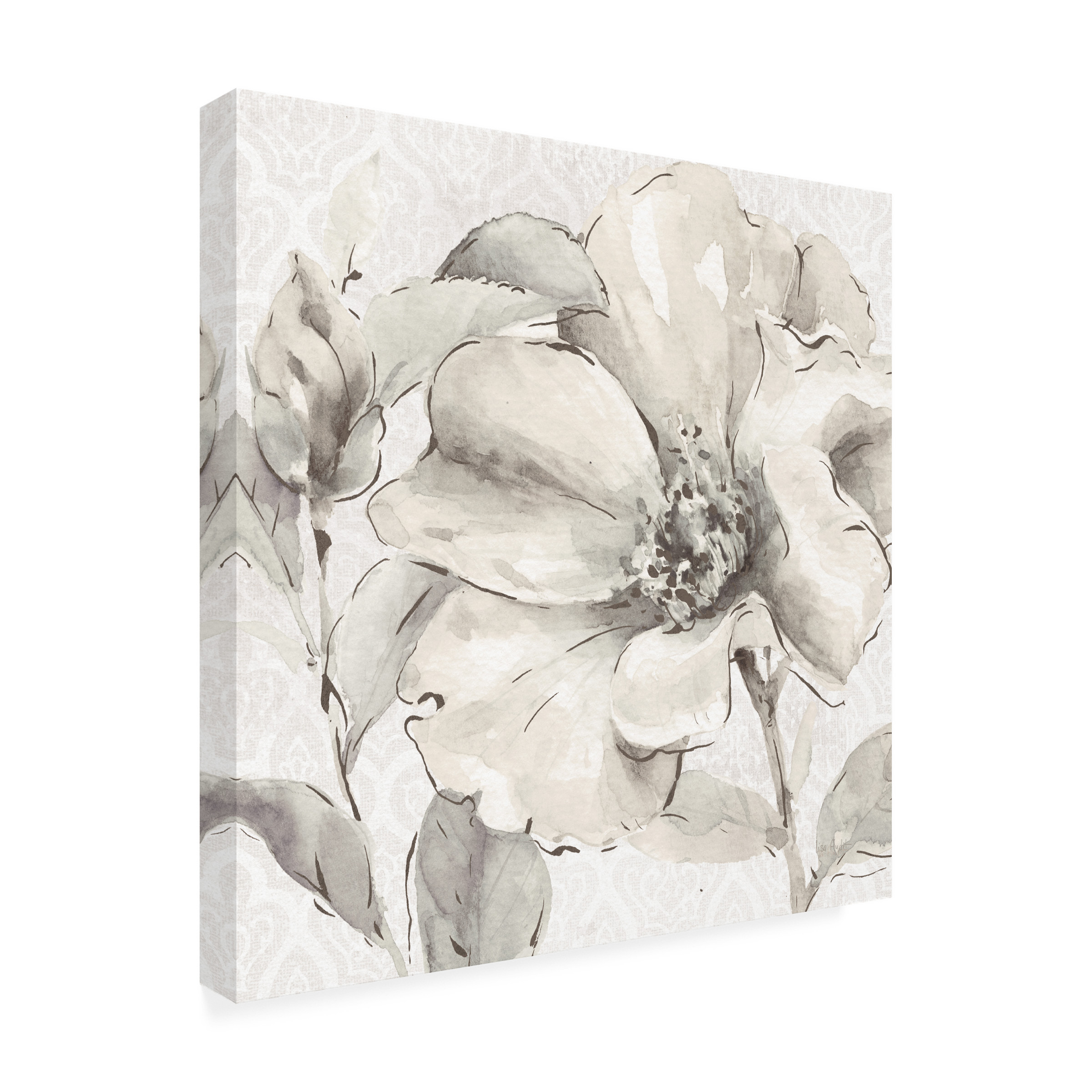 Trademark Fine Art 'Indigold IV Gray' Canvas Art by Lisa Audit