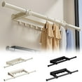 thumbnail image 6 of Wall-Mounted Retractable Laundry Drying Rack - Heavy-Duty Clothesline Hanger for Indoor (Room, Door, Towel Closet) & Outdoor (Balcony) Garment Drying, 6 of 6
