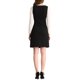 thumbnail image 3 of INSPIRE CHIC Vestido de Manga Larga con Cuello Cuadrado y Panel Contrastante para Mujeres Negro XS, 3 of 6