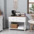 thumbnail image 2 of HOMCOM Modern Sideboard with Storage Drawer and Cabinets White, 2 of 10