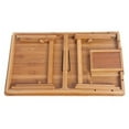 thumbnail image 7 of IM Beauty 53cm Trendy Adjustable Bamboo Computer Desk Wood Color, 7 of 7