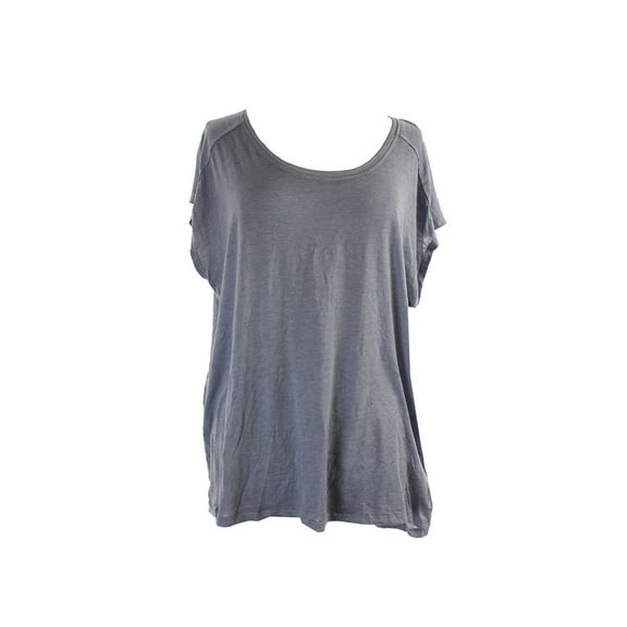 Calvin Klein Plus Size  Stone Raglan-Sleeve Tee 1X