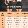 thumbnail image 7 of Vaslanda Thermo Sauna Sweat Pants for Women High Waisted Neoprene Corset Leggings Workout Waist Trainer Body Shaper, 7 of 7