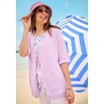 thumbnail image 3 of Woman Within Plus Size Perfect Tie-Front Bow Cardigan, 3 of 4