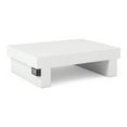 thumbnail image 4 of Furniture of America Krister Contemporary Wood Nightstand with USB Post in White, 4 of 6