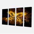 thumbnail image 2 of Fractal Yellow Butterfly Pattern - Extra Large Floral Wall Art, 2 of 3