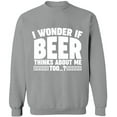 thumbnail image 2 of OXI Crewneck Sweatshirt - Casual Sweatshirts for Men's and Women Fleece Sweatshirt Long Sleeve, 2 of 2