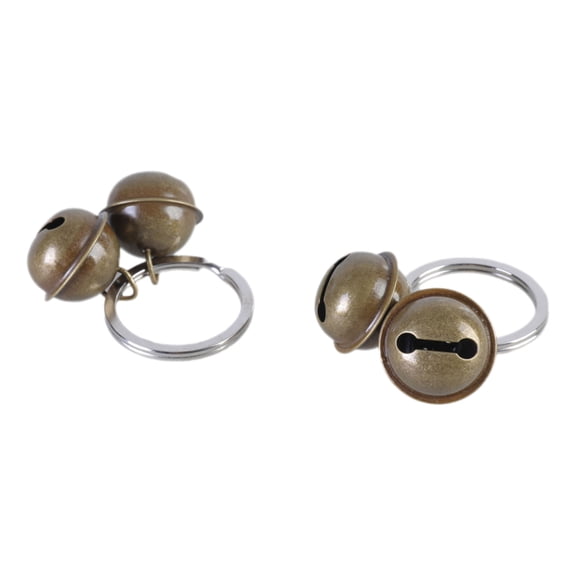 2pcs Coppers Dog Collar Bells Pet Rings Bells Pet Pendants Collar Bells for Easy Tracking