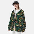 thumbnail image 4 of Picia Hawaiian Tribal Mask Women's Men's UPF 50+ Sun Protection Hoodie Shirt Long Sleeve SPF Fishing Outdoor UV Hiking Lightweight Shirts-XX-Large, 4 of 9