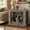 Gray, variant on Garvee Dog Crate Furniture, Modern Dog Kennel Indoor with Waterproof Top, Safety Corners & Steel Lock, Chew Resistant Iron Bars for Medium Dogs 26-35 lbs, 360° Ventilation, White