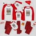 thumbnail image 2 of Family Matching Christmas Pajamas - Nutcracker Nice List Crushed It Red Plaid Set, Full Sizes, 2 of 7