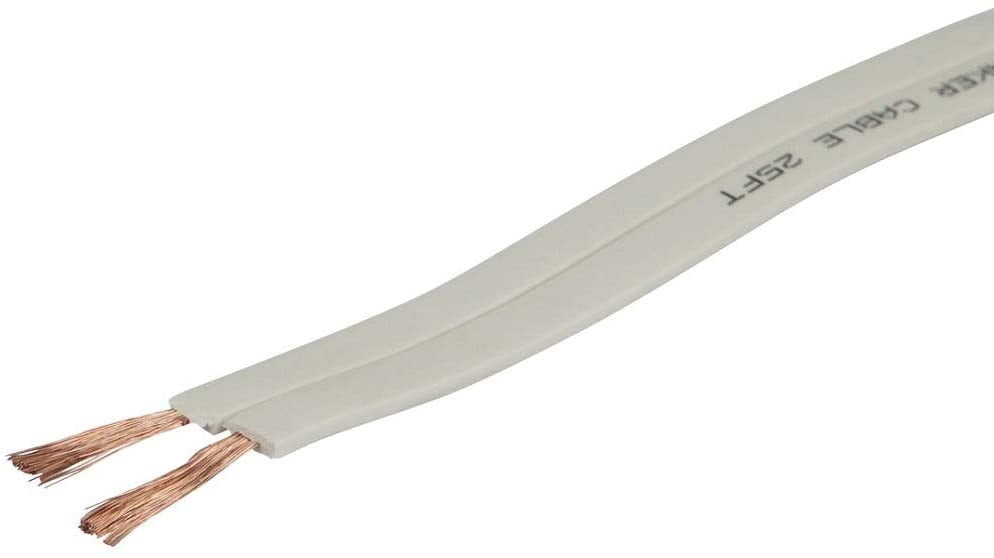 Monoprice 111935 Planate Series 16 Gauge AWG Pure Copper Flat Speaker