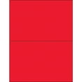 thumbnail image 2 of (2 pack) Tape Logic Removable Rectangle Laser Labels 8 1/2x5 1/2" Fluorescent Red 200/Case LL415RD, 2 of 2
