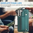 thumbnail image 2 of Dteck for Samsung Galaxy S22+ Plus Case, Galaxy S22 Plus 6.6 Inch Wallet Case with Kickstand Leather Card Holder, Phone Protective Back Cover for Samsung S22+ 5G,Green, 2 of 6