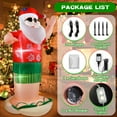 thumbnail image 5 of Christmas Inflatable Santa Claus Outdoor Yard Decorations 7ft Blow Up Giant Hawaiian Animated Hula Santa Inflatables Shaking Dance Xmas Blowups Led Lights Outside Lawn Holiday Vacation Decor, 5 of 7