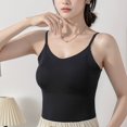 thumbnail image 1 of Camisole avec Coussin de Poitrine Dos Nu Haut Mince Mode Événements Microélasticité, 1 of 7