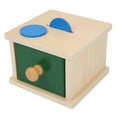 thumbnail image 4 of Caja de juguetes para bebés Imbucare, caja de madera con forma de moneda y bola, juguetes educativos para niños y niñas n.° 1, 4 of 14