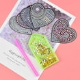 thumbnail image 5 of Diamond Painting Kit, DIY Keychain Rhinestone Painting, Double Sided Diamond Painting Keychain, Full Diamond Painting, 5 of 5