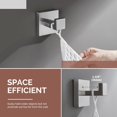 thumbnail image 6 of Angle Simple Towel Hook for Bathroom, SUS 304 Stainless Steel Shower Bath Towel Robe Hanger, Wall Coat Hook, Polished Chrome, 6 of 9