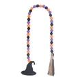 thumbnail image 2 of ABPWLY Halloween Beads String Wood Color Colorful Wood Beads Fringe String Fringe Home Decoration Pendant Clearance Fall Decorations for Home Canada Days Home and Kitchen Christmas, 2 of 6