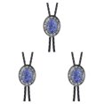 thumbnail image 4 of Sonducket Bolo Tie Turquoise Western Hat Light Collar ajustable Corbatas Diseño único Corbata Accesorios de disfraces Mujeres Pink agate Type4 NO4, 4 of 6