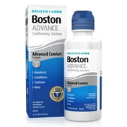 (2 pack) Boston ADVANCE Conditioning Contact Lens Solution and Cleaner for Rigid Gas Permeable Lenses, 3.5 fl oz
