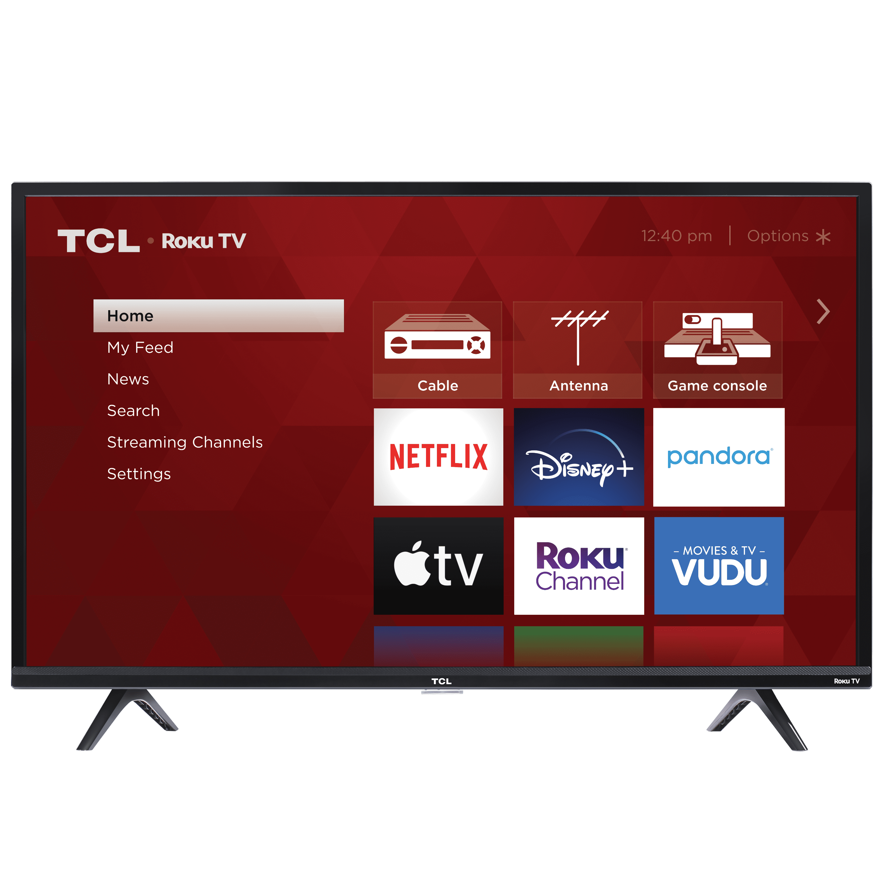 Photo 1 of PARTS ONLY, TCL 32 Inch 720p Roku Smart LED TV (2019)