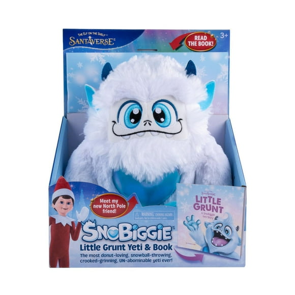 Elf on the Shelf - SnoBiggie - Peluche Little Grunt Yeti & Livre Peluche Little Grunt Yeti & Livre