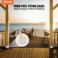 thumbnail image 2 of VEVOR 8"x 8" Post Base, 4Pcs Stainless Steel Adjustable Post Anchor Bracket(Internal 7.8 x 7.3"), Adjustable Post Base for Pavilion Deck Porch Handrail Railing Support Decorative Anchor Plate, 2 of 9