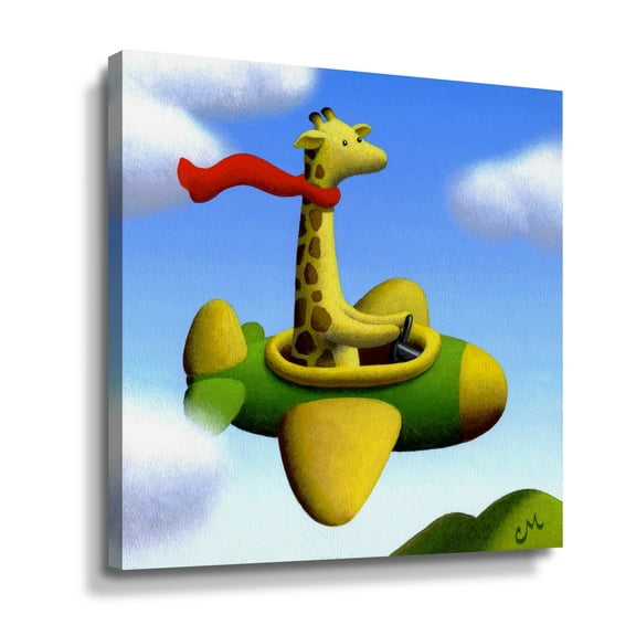 Artwall Frequent Flier No. 2, Gallery Wrapped Canvas by Chris Miles