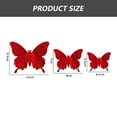 thumbnail image 2 of Decoración de pared con mariposas, 24 piezas, pegatinas de mariposas 3D para decoraciones de fiesta con imanes (coloridas, 24), 2 of 5