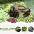 thumbnail image 3 of Shisuyan Turtle Resin Model Turtle Cage Snake Habitat House Climbing Platform Turtle Cave, 3 of 9