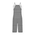 thumbnail image 4 of FAIWAD Rompers for Women Summer Casual Short Jumpsuits Overalls with Pockets 2024 Striped Jumpers, 4 of 5