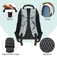 thumbnail image 4 of Pzuqiu Blue Camo Bow Kids Backpack 17 Inch Large Capacity School Backpacks with Adjustable Padded Straps Back to School Backpack Lightweight Breathable Schoolbag for Boys Girls Ages 6-18, 4 of 7