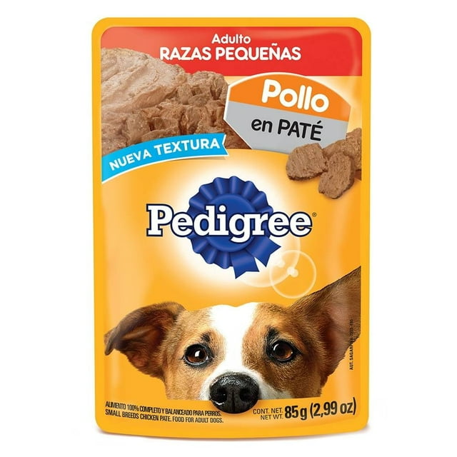 Alimento para Perro Pedigree Adulto Razas Pequeñas Pollo en Paté 85 g
