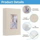 thumbnail image 3 of Small Photo Album, 4x6 Linen Cover Picture Book Hold 52 Photos, Beige, 3 of 7
