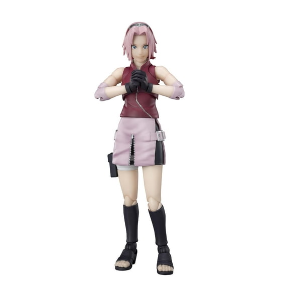 Tamashii Nations Naruto S.H. Sakura Haruno Action Figure, 5.31''