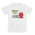 thumbnail image 2 of Camiseta de dibujos animados de Snoopy Dog Peanuts Anime para hombres y mujeres, camiseta novedosa de algodón puro Charlie Brown, ropa de manga corta, 2 of 5