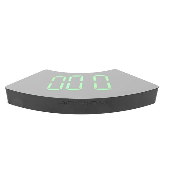 Radial Digital Mirror ClockClock Simple Electronic LED Mirror Clock Alarm Clock Unparalleled Experience