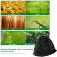thumbnail image 2 of 2 Pieces Mesh Stuff Sack, 12.2 x 15.9 Inch Durable Nylon Mesh Drawstring Laundry Bag for Rinsing Beach Toys, Seashell Collecting, Mesh Bags and Travel (Black), 2 of 6