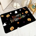thumbnail image 2 of Feltree Halloween-Themed Absorbent Bath Mat, Non-Slip Rubber Backing for Kitchen or Entryway, Machine-Washable Festive Decor, 2 of 7