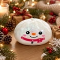 thumbnail image 2 of Christmas Bao Bun Squishy Toy, 3.2 Inch Glitter Squishy Fidget Toys, Mystery Stress Ball Squishies for Christmas with Steamer Container for Kids Adults Christmas Stocking Stuffer, 2 of 7