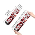 thumbnail image 4 of Fuzoiu Buffalo Plaid Love And Gnome Print Adult Socks, Crew Moisture-wicking Socks, Unisex Cushion Crew Socks,Casual Sports Ankle Socks, 4 of 7